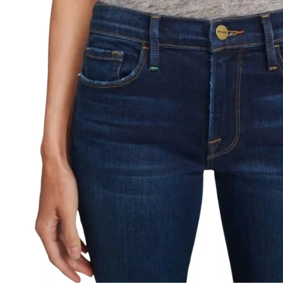 FRAME DENIM Le Skinny de Jeanne Wellington Jeans Mid-Rise Style# LSJ132 Size 28 - Picture 4 of 14